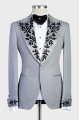 Theodore Gray Wedding Men Suits With Chic Peaked Lapel 