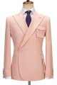 Barlow Fashion Pink Peaked Lapel Business Men Suits