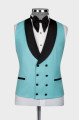 Howard Pool Shawl Lapel Three Pieces Wedding Men Suits 